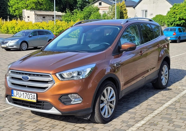 Ford Kuga cena 73900 przebieg: 62000, rok produkcji 2017 z Puławy małe 781